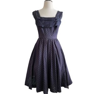 1950s casual a line dress